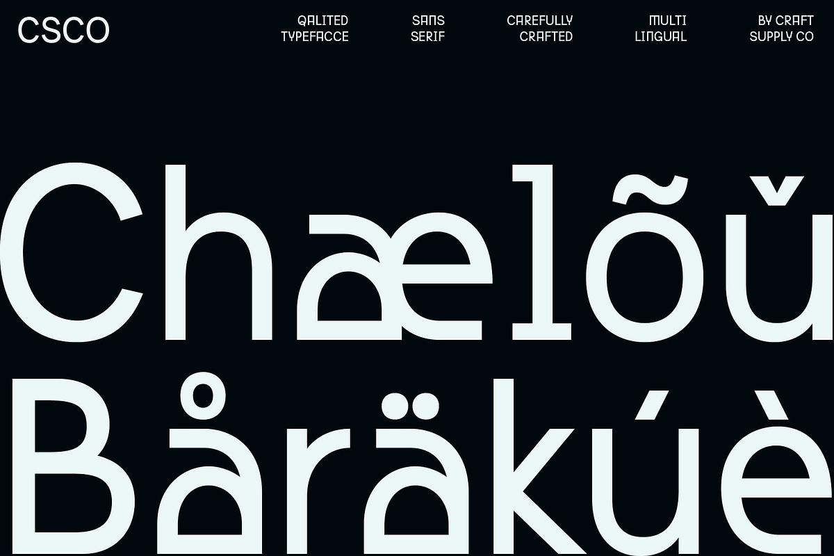 Qalited – Industrial Font, a Sans Serif Font by Craft Supply Co. (Photo 5 of 8)