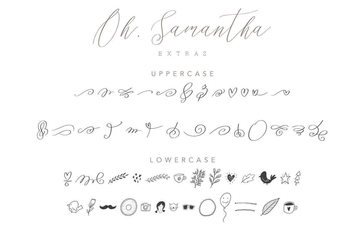 Oh Samantha - Seductive Chic Font, a Script Font by Konstantine Studio (Photo 12 of 14)