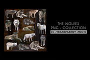 15 - PNG Wolves - Collection, an Object Graphic by DareToDream (Thumbnail 8 of 8)