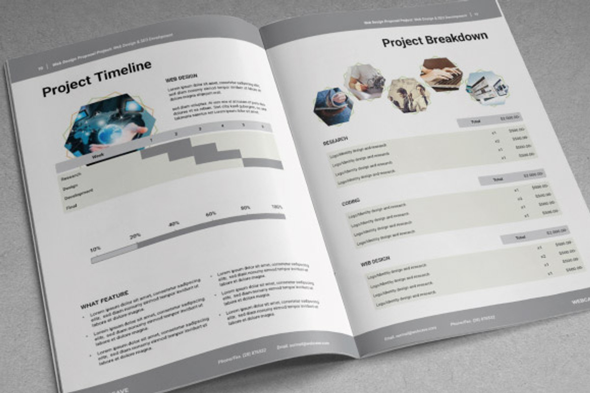 Multipurpose Proposal Template, a Stationery Template by anggraphic