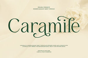 Caramile - Classy Elegant Serif Font
