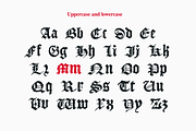 Landsknecht blackletter style font, a Blackletter Font by kaer_shop (Thumbnail 3 of 11)