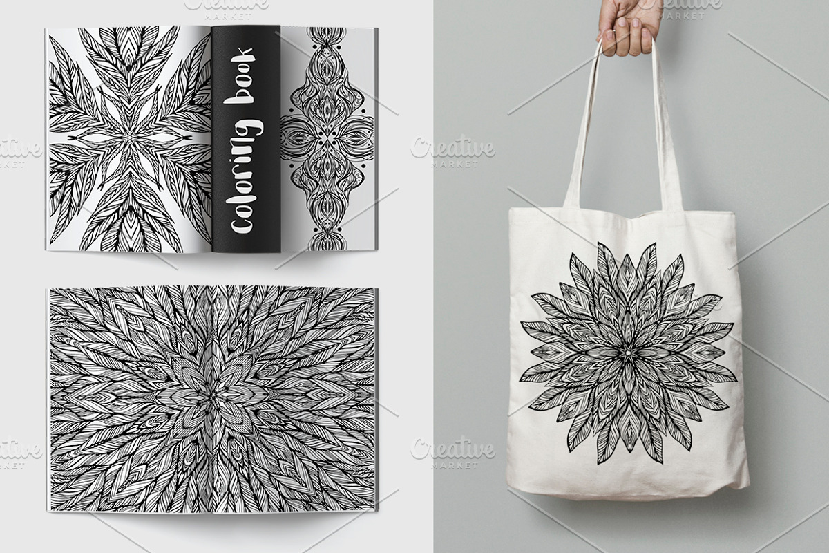 6 mandalas and 5 elements, an Illustration by coconut_forest (Photo 3 of 3)