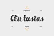 Antusias Script Font, a Script Font by infernostudio3 (Thumbnail 1 of 10)
