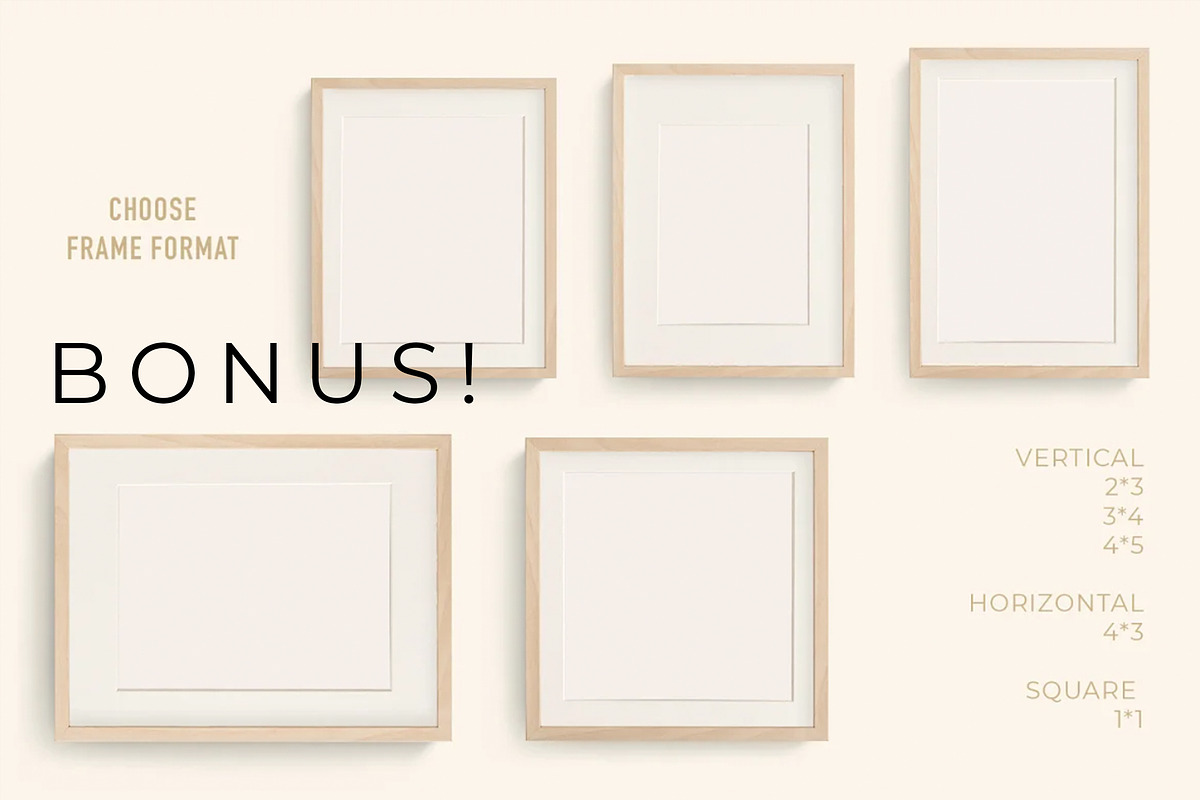 WHITE CANVAS. MOCKUP BUNDLE., a Poster Template by OntheMoon (Photo 9 of 10)