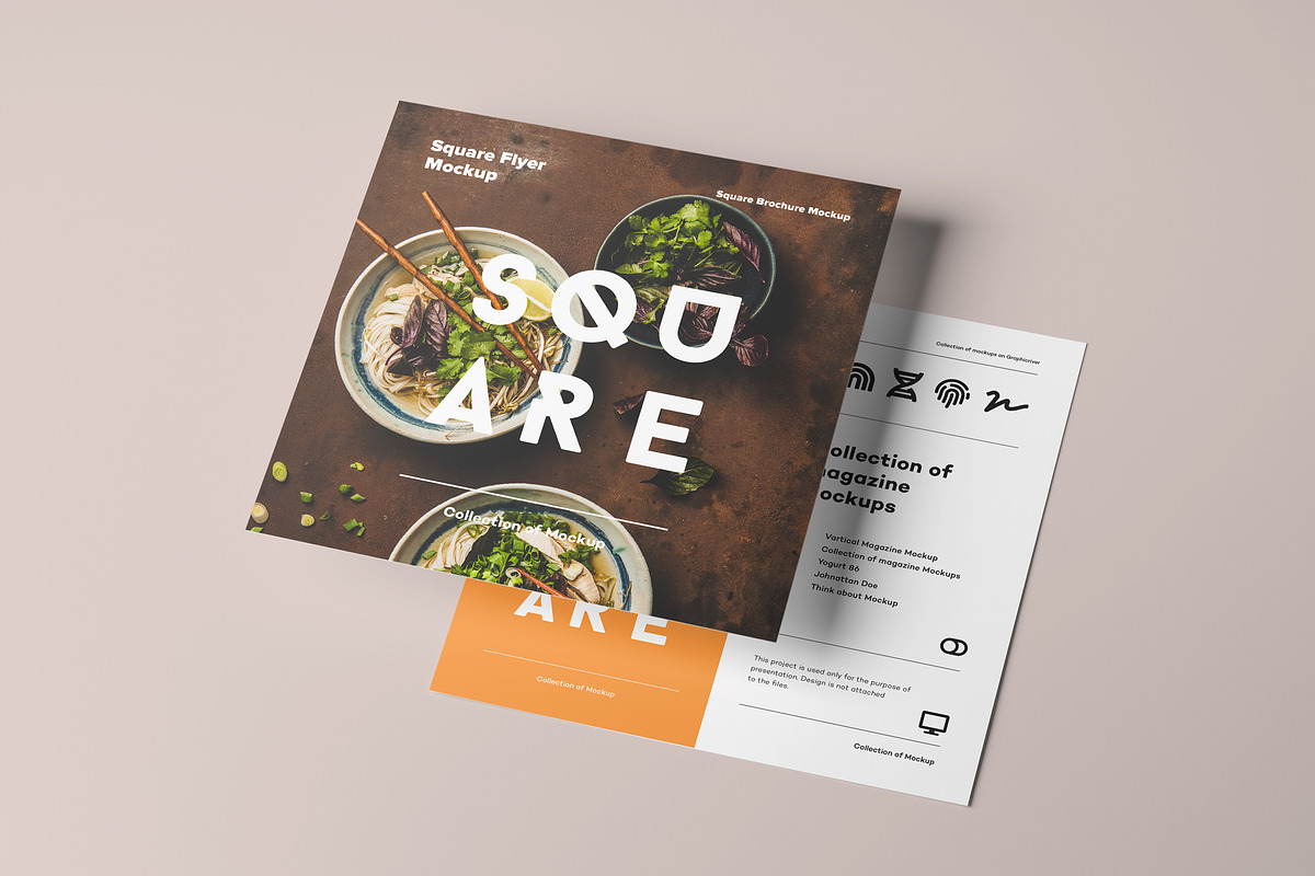 Square Flyer Mock-up, an Advertising Mockup by Yogurt86 (Photo 10 of 11)