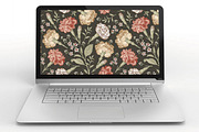 6 Carnation Seamless Flowers pattern, a Pattern Graphic by Vintage (Thumbnail 9 of 9)
