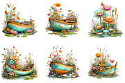 Lake Scene Nature Landscape, a Seasonal Illustration by CreationArt (Thumbnail 3 of 6)