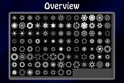 99 Tattoo Snowflake Shapes, a Shape Add-On by xresch (Thumbnail 2 of 5)