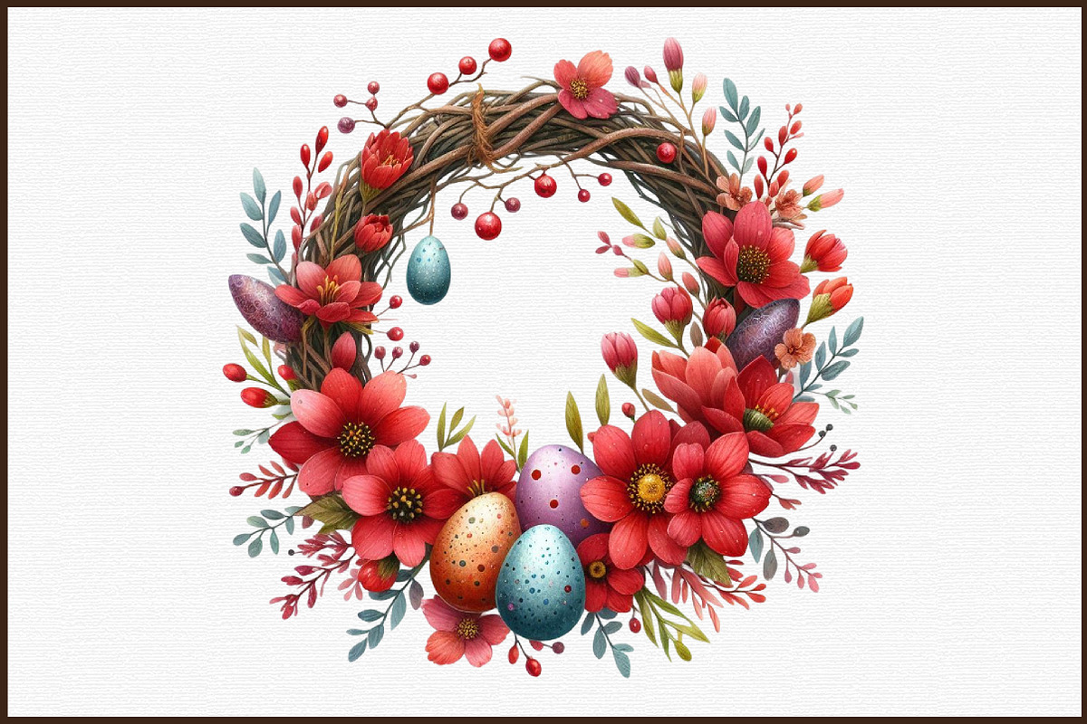 Watercolor Cute Easter Clipart PNG, an Illustration by Sublimation Artist (Photo 3 of 6)