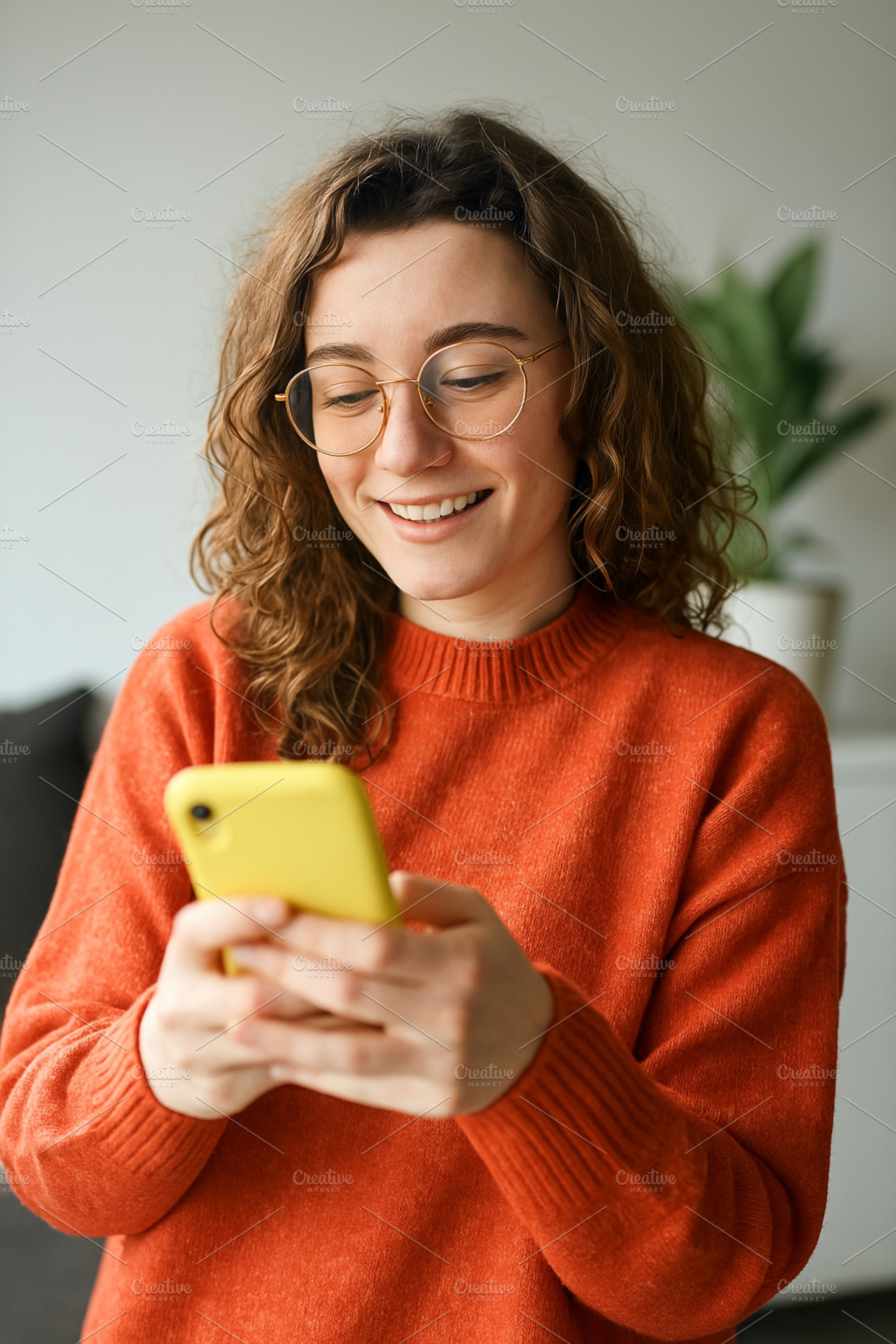 woman with mobile phone, a Business Photo by HubbaDigitals