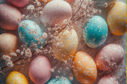 Pastel Eggs Easter Bunny image, a Holiday Photo by ComfortQ