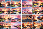 Japanese Wallpaper, a Wallpaper Graphic by Forhadx5 (Thumbnail 7 of 8)
