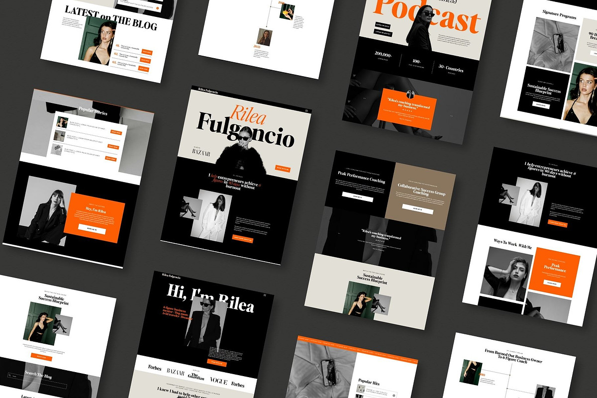 Showit Template for Business Coach, a Landing Page Template by Row Creative (Photo 7 of 10)