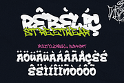 Drop Shade - Layered Melt Graffiti, a Font by figuree studio (Thumbnail 7 of 10)
