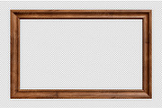 Realistic wooden frames bundle PNG, an Object Illustration by Bubert Art (Thumbnail 5 of 10)