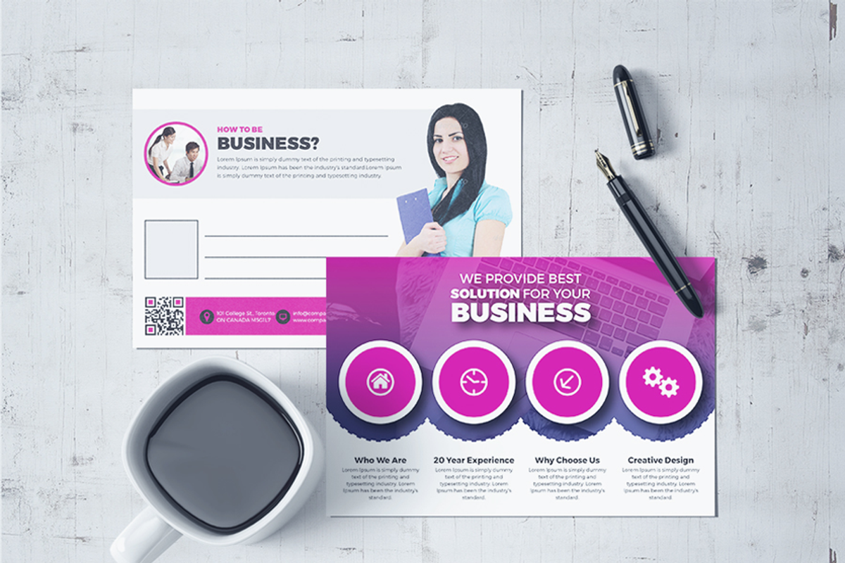Post Card 33, a Marketing Template by Design'sTRIBE (Photo 1 of 4)