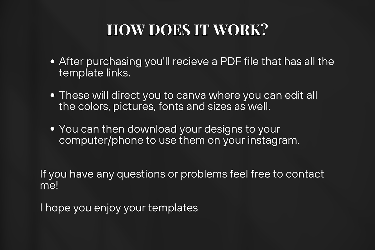 700 Dark Instagram Templates, a Templates & Theme by SociallyyCreative (Photo 8 of 9)