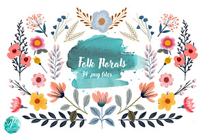Folk Art Florals