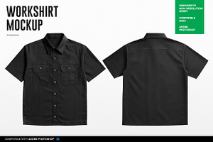 Workshirt Mockup, a Shirt Mockup by Irhasalfahad