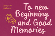 CS Ricotta Drawn, a Script Font by Craft Supply Co. (Thumbnail 4 of 8)