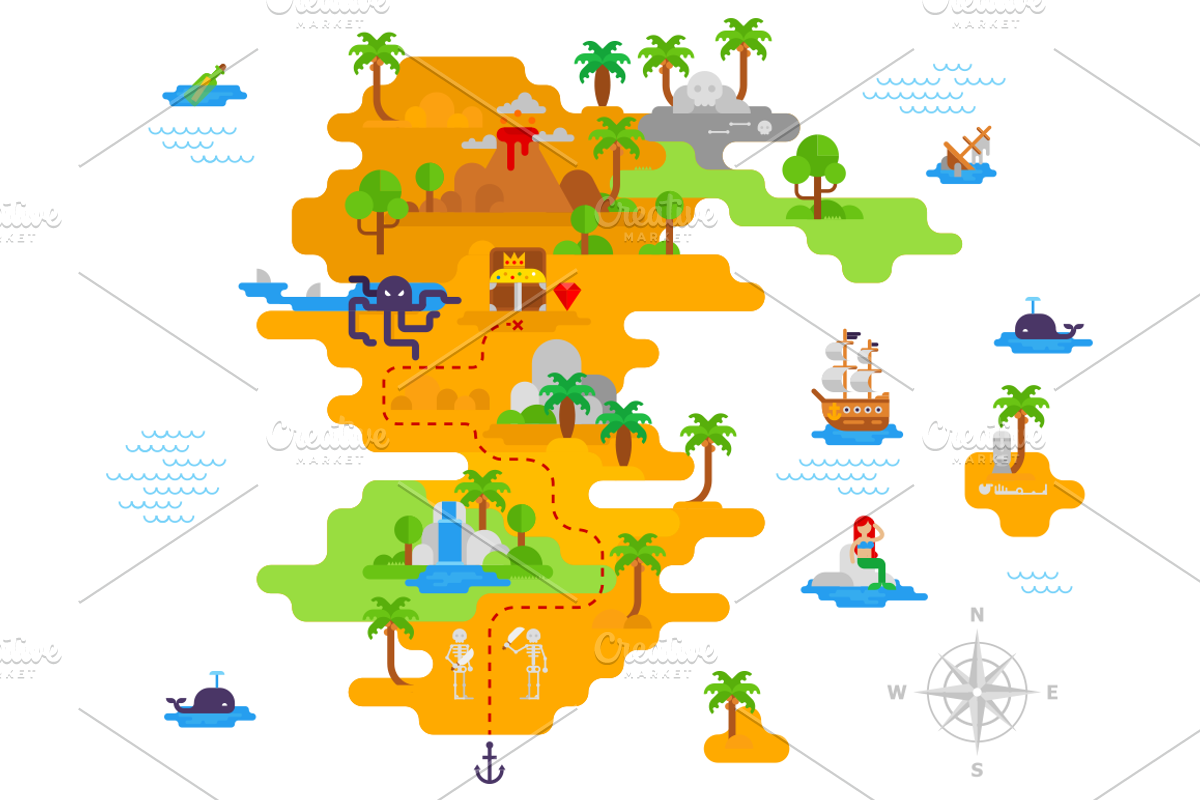 The big set of pirate illustrations, an Illustration by Bezvershenko (Photo 3 of 7)