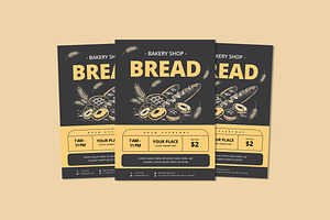 Bakery Bread Shop Flyer