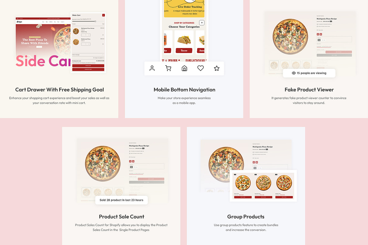 Fast Food & Restaurant Shopify Theme, a Shopify Template by LogicGo Shopify Experts (Photo 5 of 7)
