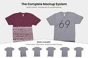 American Apparel TR401 Mockups, a Shirt Mockup by Photific (Thumbnail 4 of 6)