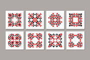 Folk Embroidery Printable Wall Art, a Background Graphic by C Design Studio (Thumbnail 12 of 13)
