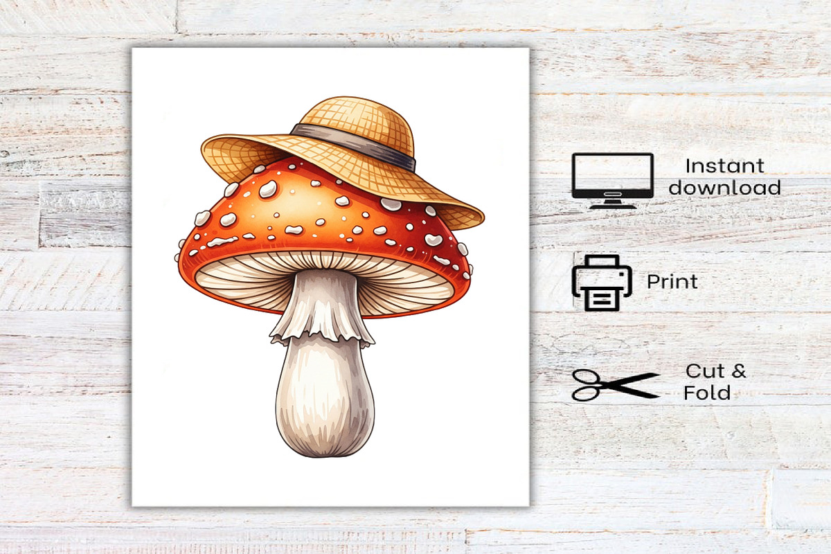 Watercolor Autumn Smiley Clipart PNG, a Seasonal Illustration by Canvas Craft (Photo 9 of 9)