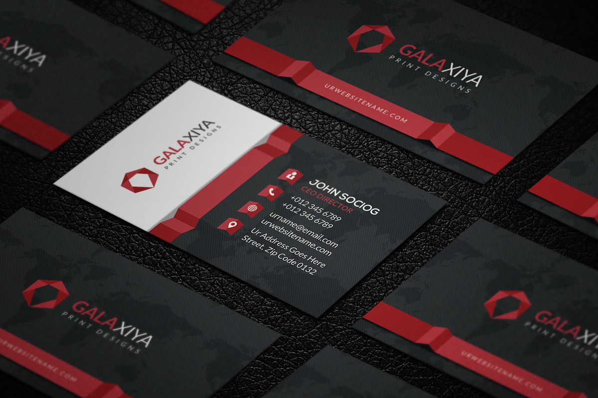 Modern Creative Business Cards, a Business Card Template by Galaxiya (Photo 4 of 8)