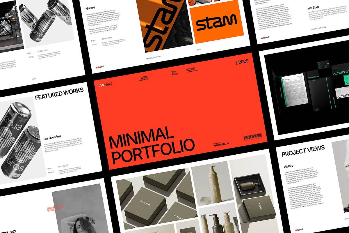 Design Portfolio Presentation Deck, a Branding & Logo Template by Templeste (Photo 4 of 4)