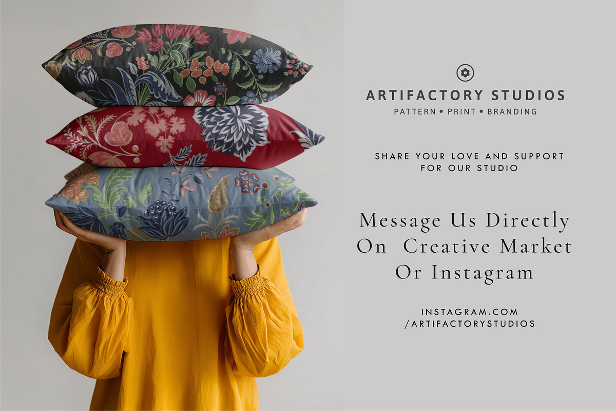 Vintage Floral Pattern & Elements, a Decorative Illustration by Artifactory Studios (Photo 6 of 6)
