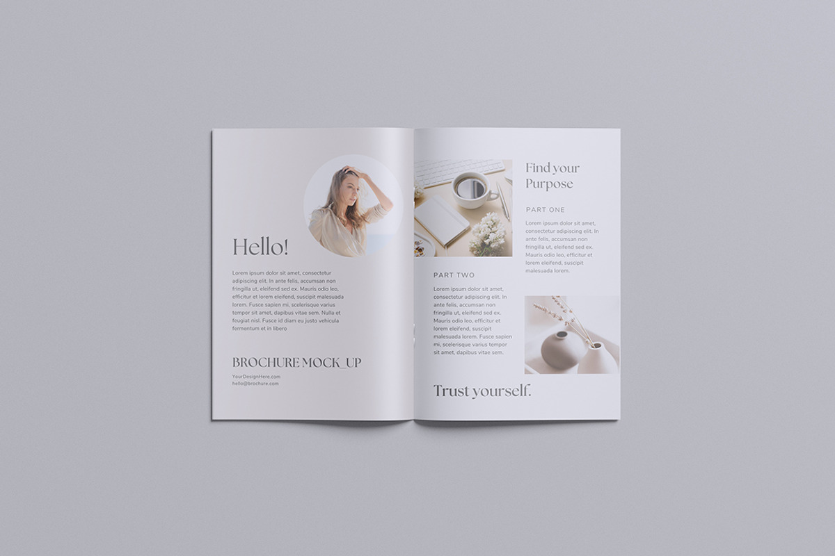 Magazine Brochure Mockup, a Magazine Template by graphicstory (Photo 3 of 4)