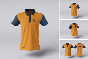 Polo Shirt Mockup, a Shirt Mockup by xavier_studio