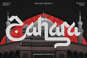 Zahara - Majestic Arabic Calligraphy, a Handwritten Font by Inviline.co (Thumbnail 1 of 10)