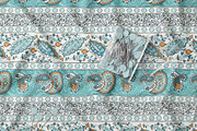 Ethnic Paisley Border Floral Pattern, a Pattern Graphic by StudioGlouna (Thumbnail 9 of 9)