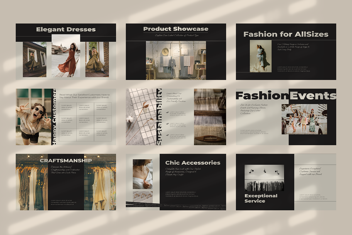 Fashion Presentation Template preview 6