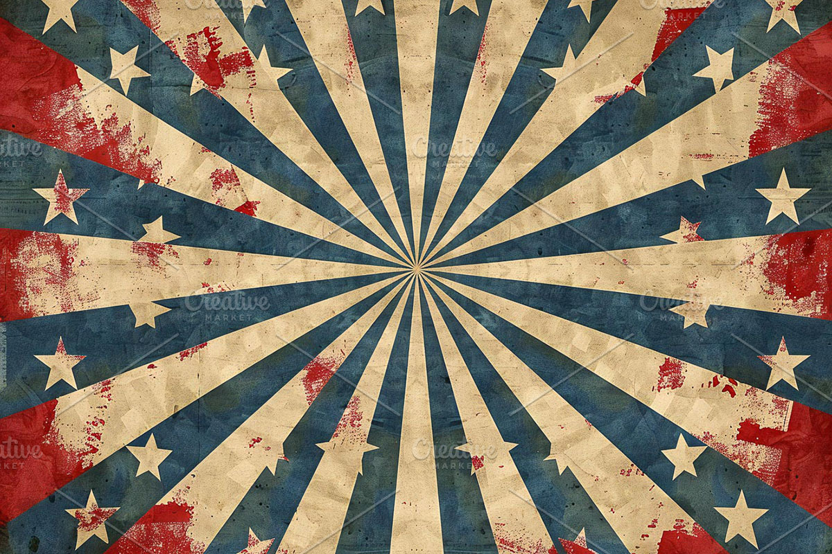 4th of July Vintage Digital Paper, a Texture Graphic by VetalStock (Photo 7 of 16)