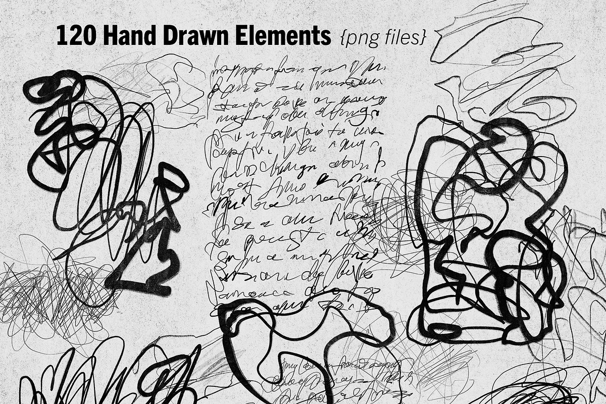 Y2K Scribble & Grunge Pencil Textures | Creative Market