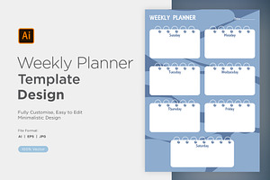 Weekly Planner Sheet Design-14