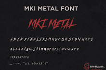 MKI METAL FONT