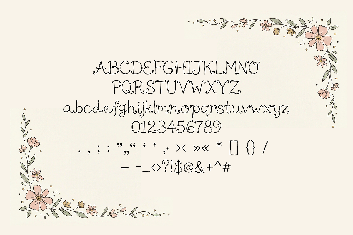 Marceline Romantic Swirly Script, a Handwritten Font by gafaroff studio (Photo 4 of 5)