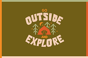 Outdoor Camping Illustration Badges, an Illustration by Abigail Creative (Thumbnail 6 of 7)