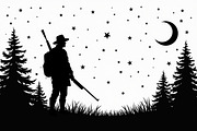 Camouflage Hunter Silhouette Vector, an Illustration by Amazin_art (Thumbnail 6 of 10)
