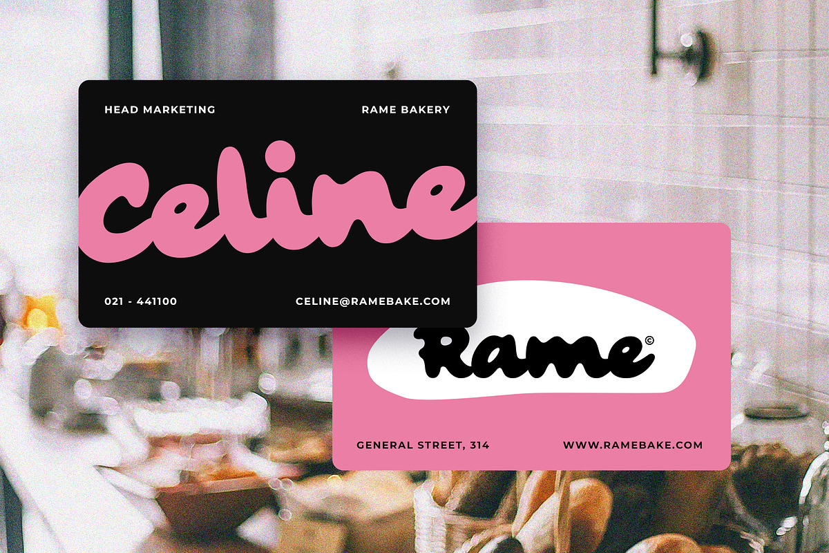Le Pain Cafe - Nostalgic Bold Retro, a Handwritten Font by Typia Nesia (Photo 14 of 14)