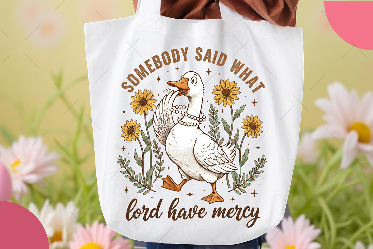 Spring Silly Goose Sublimation Png, an Illustration by OK Design (Photo 6 of 6)