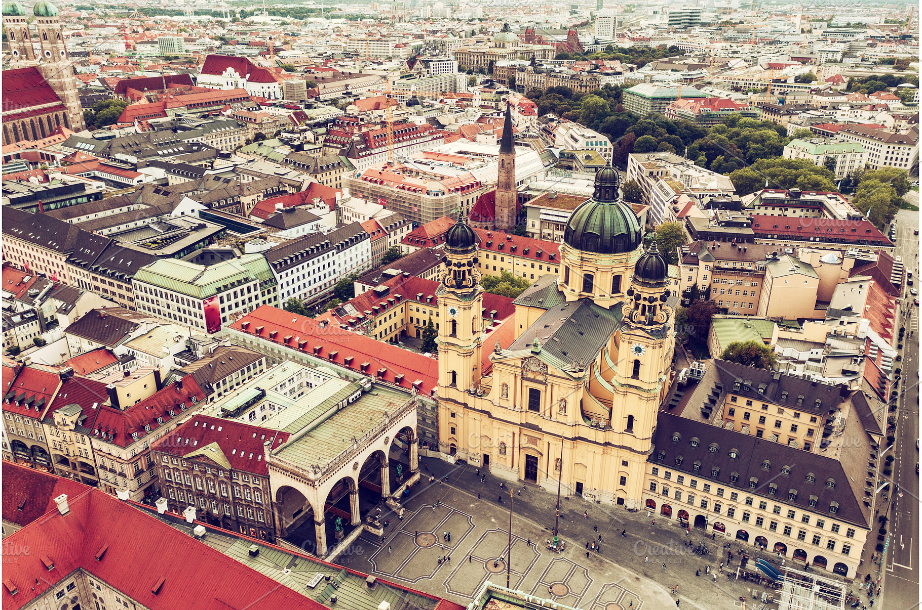 Odeonplatz in Munich, Germany, an Architecture Photo by Nature and travel