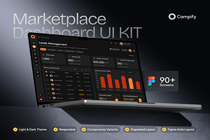 Campify Marketplace Dashboard UI KIT
